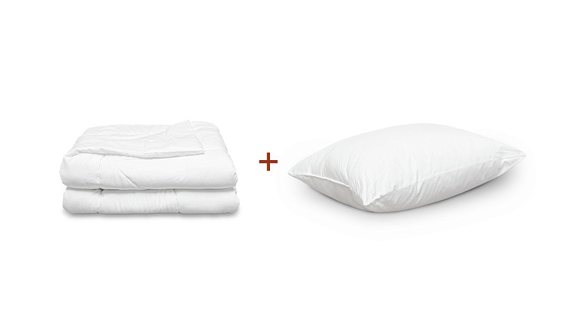 комплект одеяло basic + подушка basic. Слайд №1