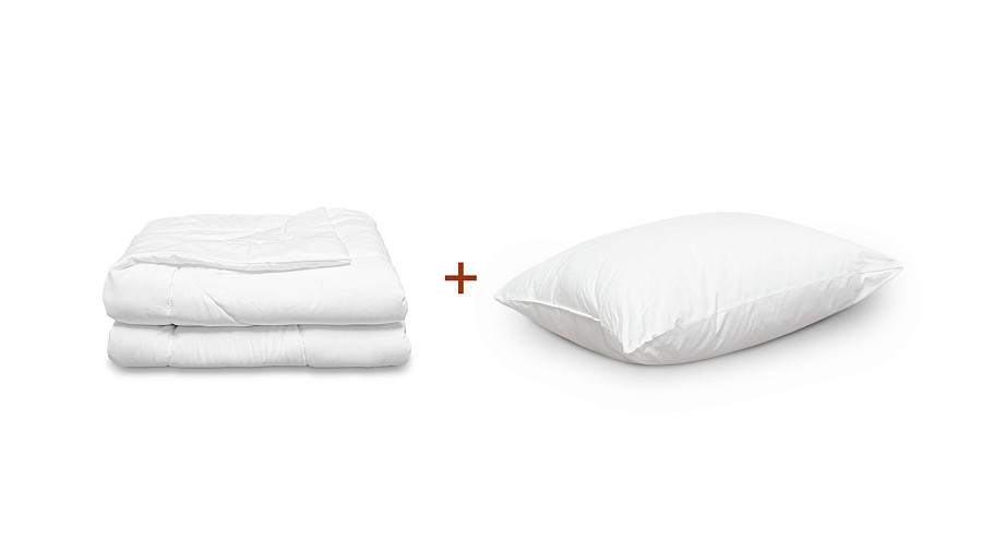 комплект одеяло basic + подушка basic, слайд №1