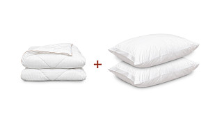 комплект одеяло home + подушка comfort. Слайд №1