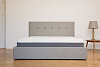 Кровать beyosa Fabiano (Фабиано), 200х140см, Тк. Gunnared Medium Grey, С подъемным механизмом, слайд №3